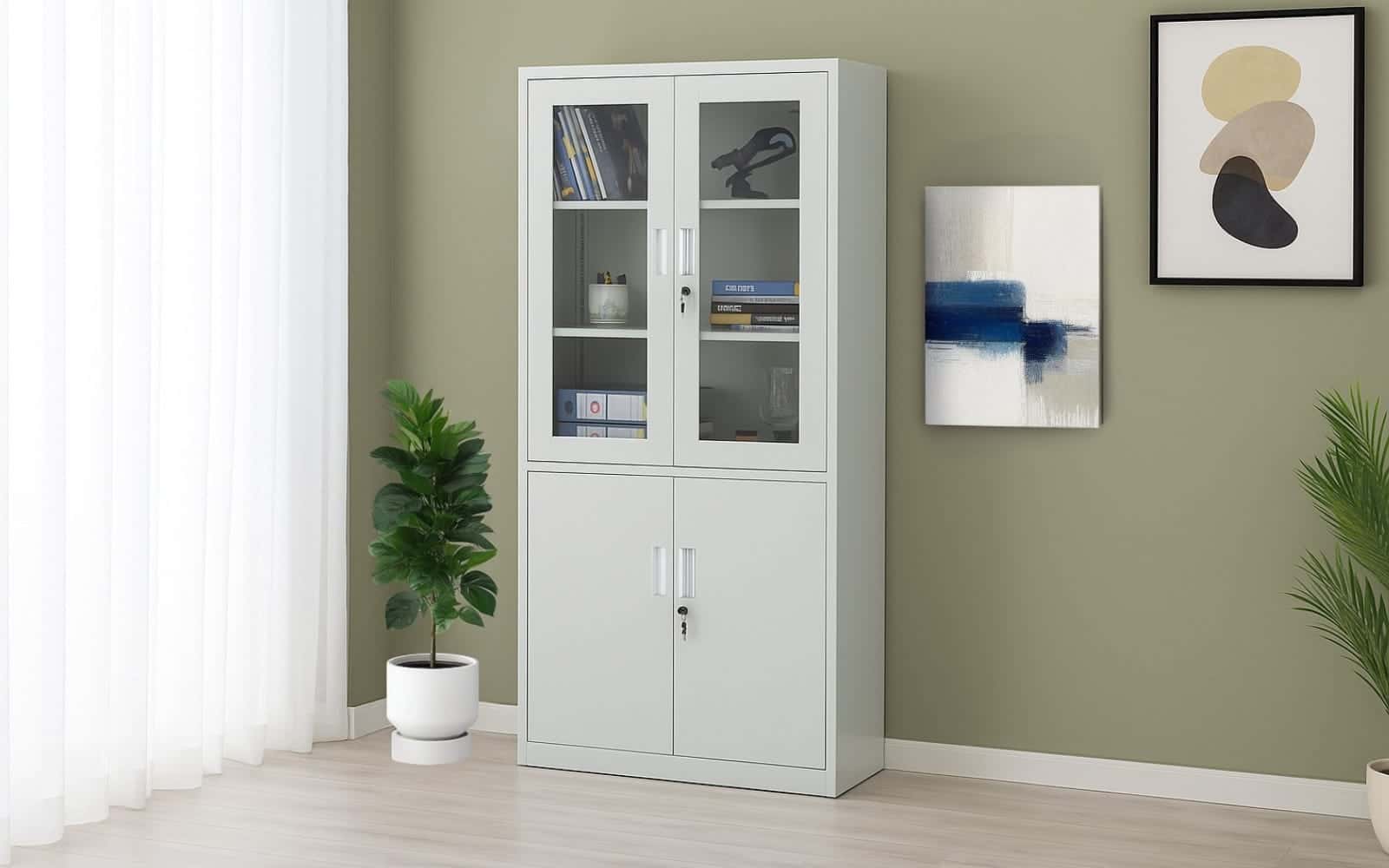 Royaloak Atlas Metal Bookshelf