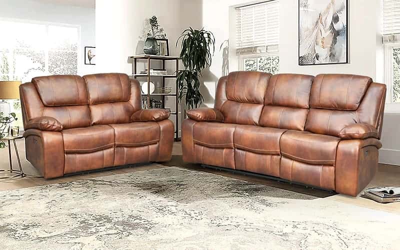 Buy Royaloak Naples Italian Power Motion Leather Recliner Set 3+2 Seater online