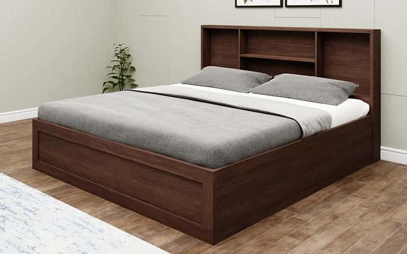 Buy Royaloak Zara Queen Bed With Hydraulic Storage online