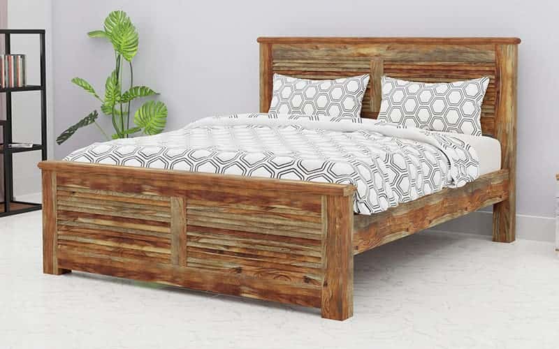 Royaloak Amber Wooden Queen Bed
