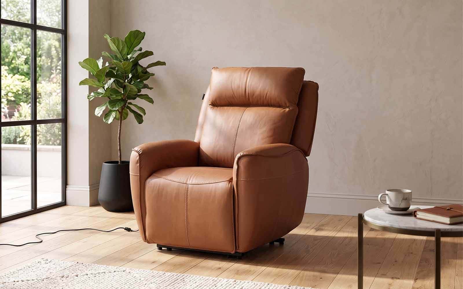 Royaloak Lorenzo Italian Power Motion Recliner  1 Seater