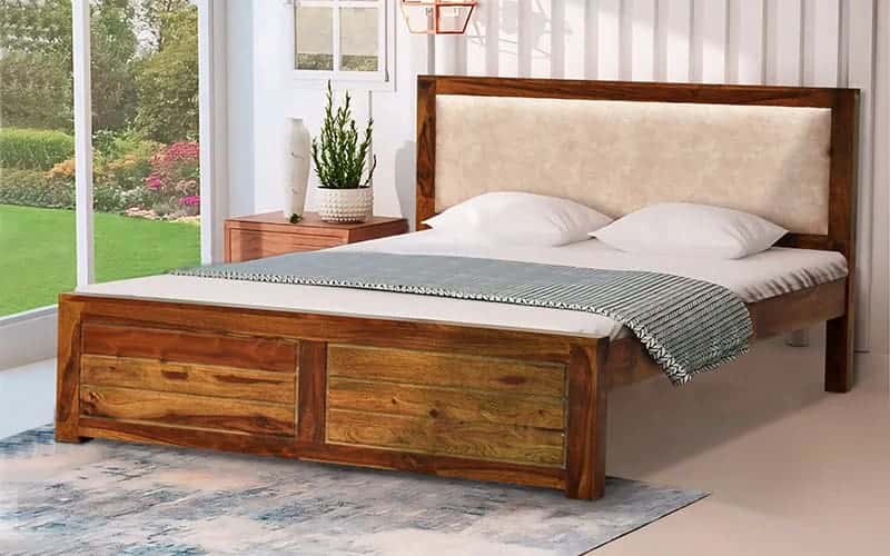 Buy Royaloak Pearl Wooden King Bed online