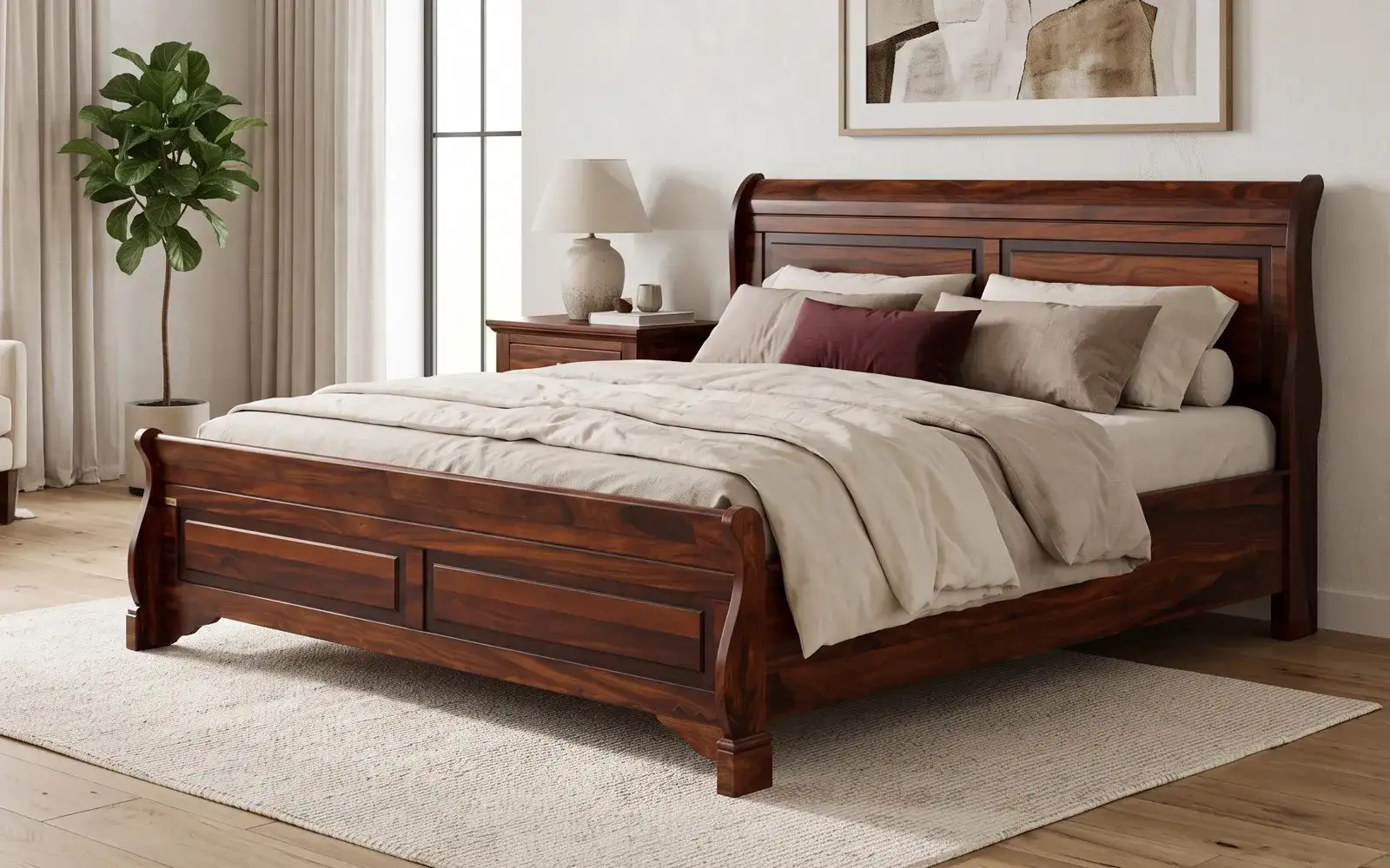 Royaloak Texas American King Bed Without Storage