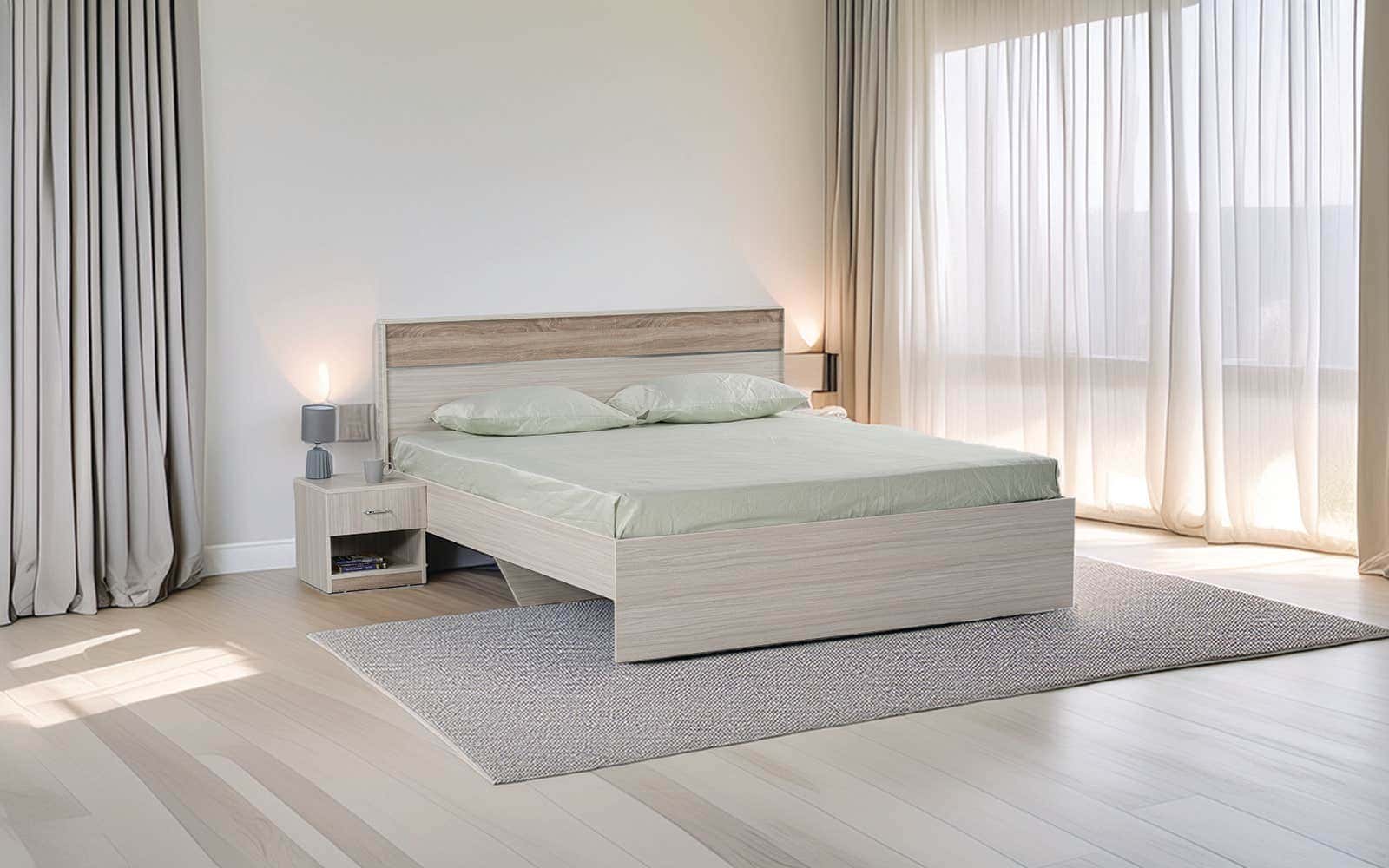 Royaloak Misty Queen Bed Without Storage