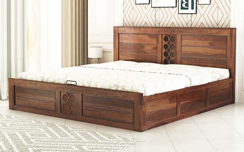 Buy Royaloak Audi Queen Size Bed With Storage online