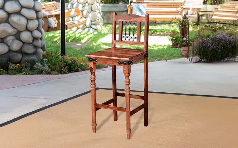 Royaloak Hilton Wooden Bar Stool