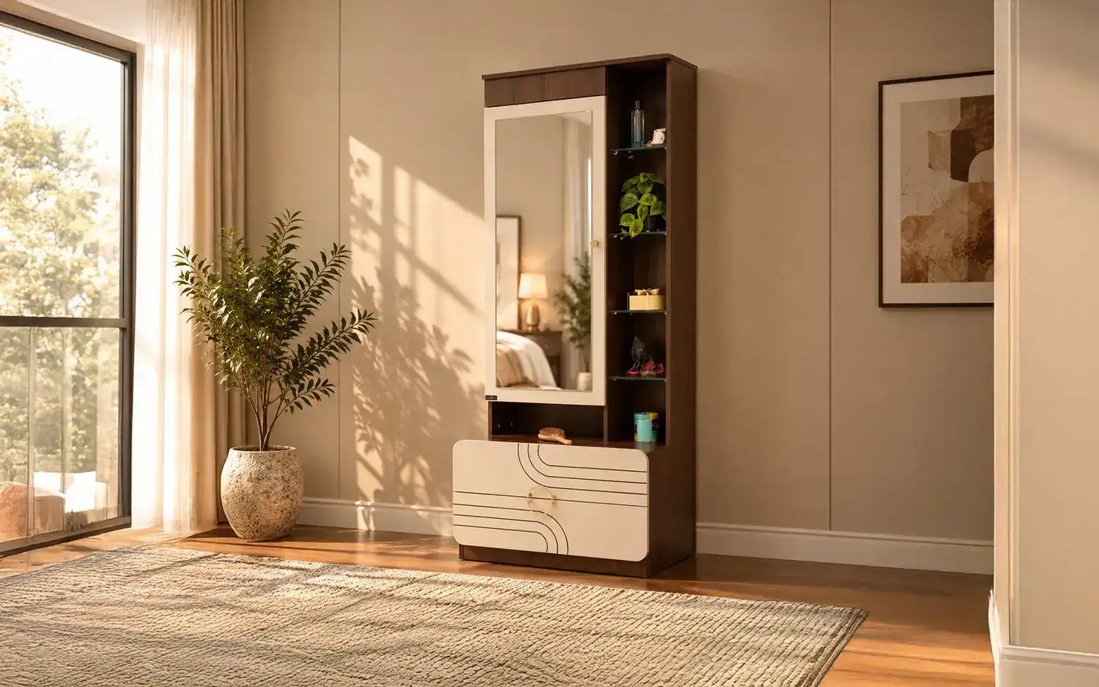 Royaloak Turin Italian Engineered Wood Dresser