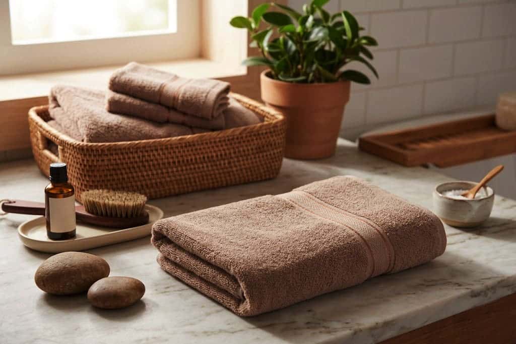 Royaloak Super Soft Cotton Bath Towel Beige