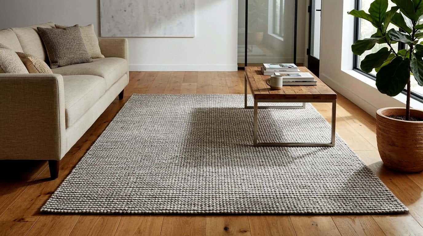 Royaloak Rustics Handwoven Dual Color - Grey & White 180X120cm