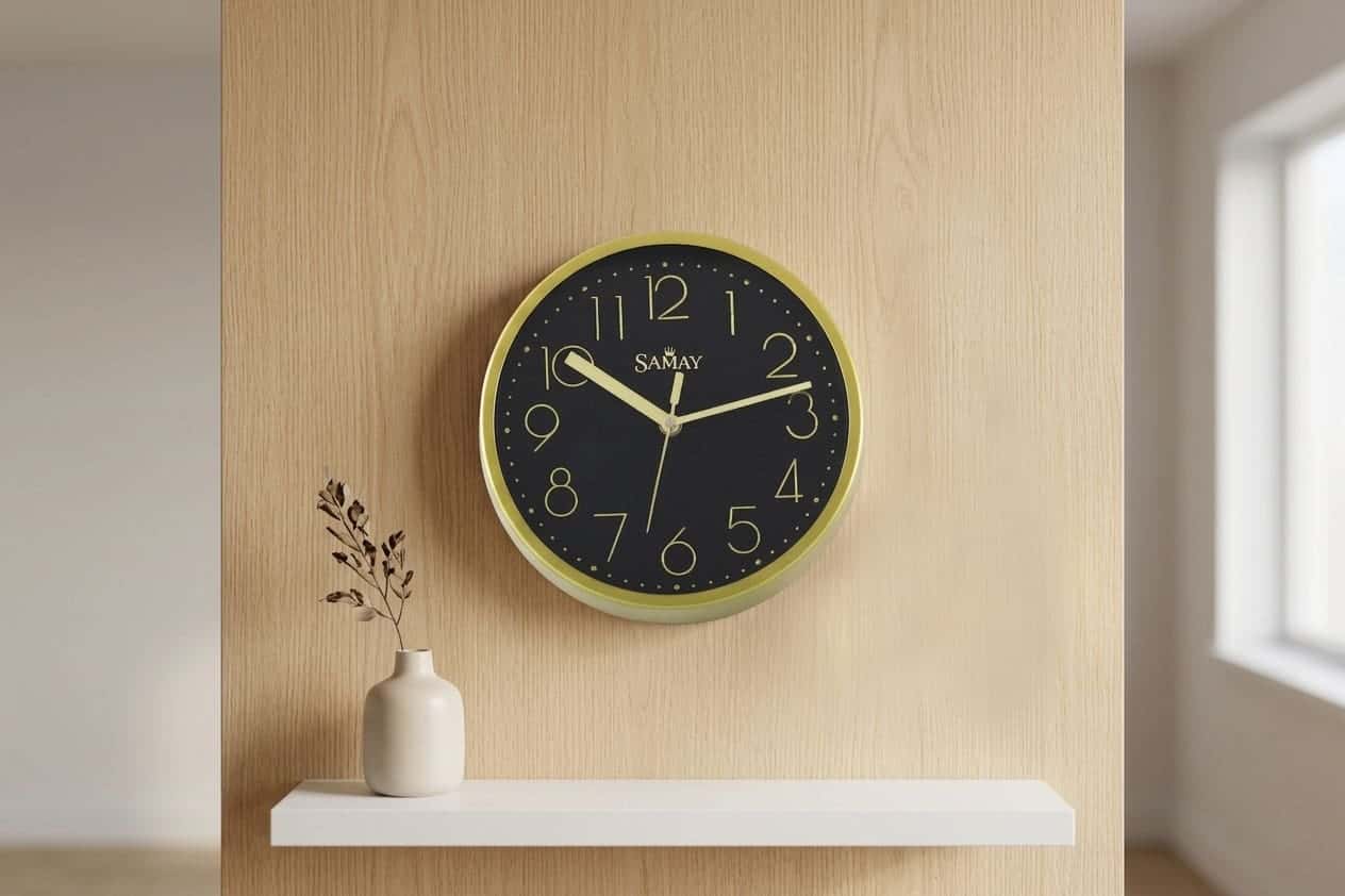 Royaloak Golden Hour Dial Wall Cum Table Clock