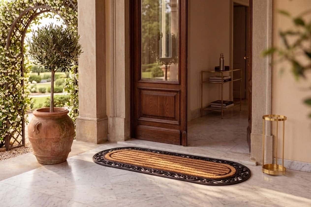 Royaloak Zen Long  Oval Doormat 45x120 cm  - Natural