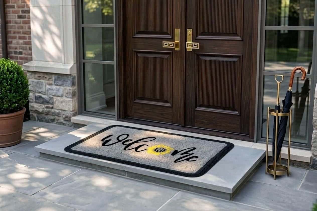 Royaloak Zen Doormat 40x60 cm  Welcome - Grey 