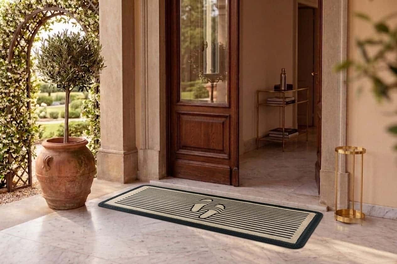 Royaloak Zen Long  Doormat 40x120 cm Foot Print -Natural