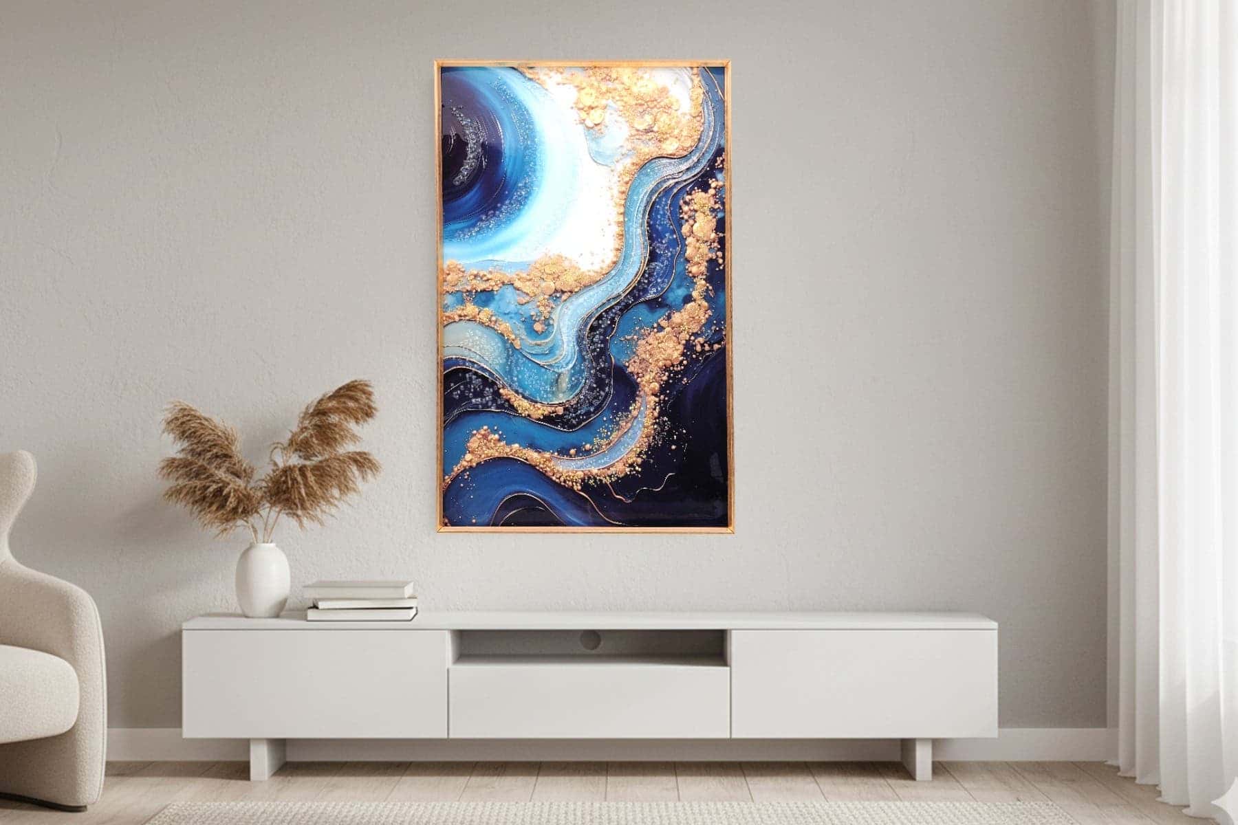 Royaloak Maze Abstract Crystal Wall Frame