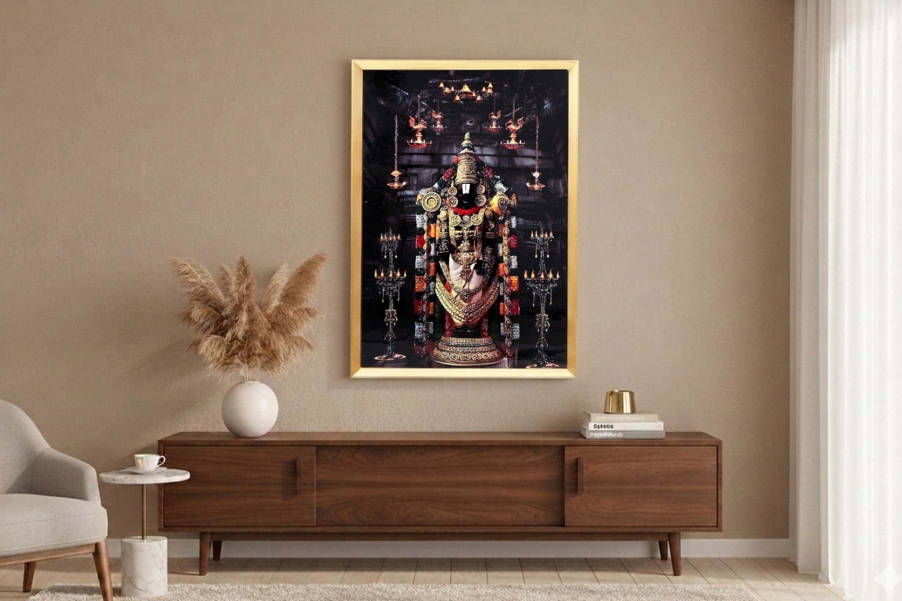 Royaloak Balaji Crystal Wall Frame