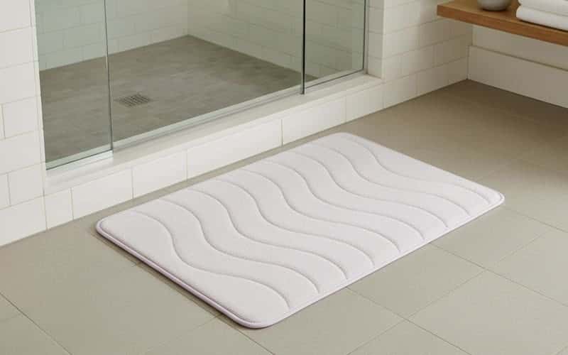 Royaloak Rubber Bath Mat - Off White, 80X50 CM