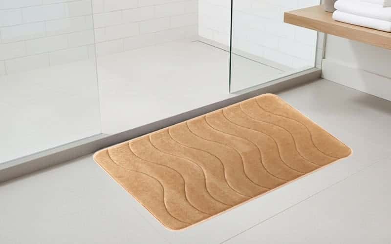 Royaloak Rubber Bath Mat - Brown, 80X50 CM