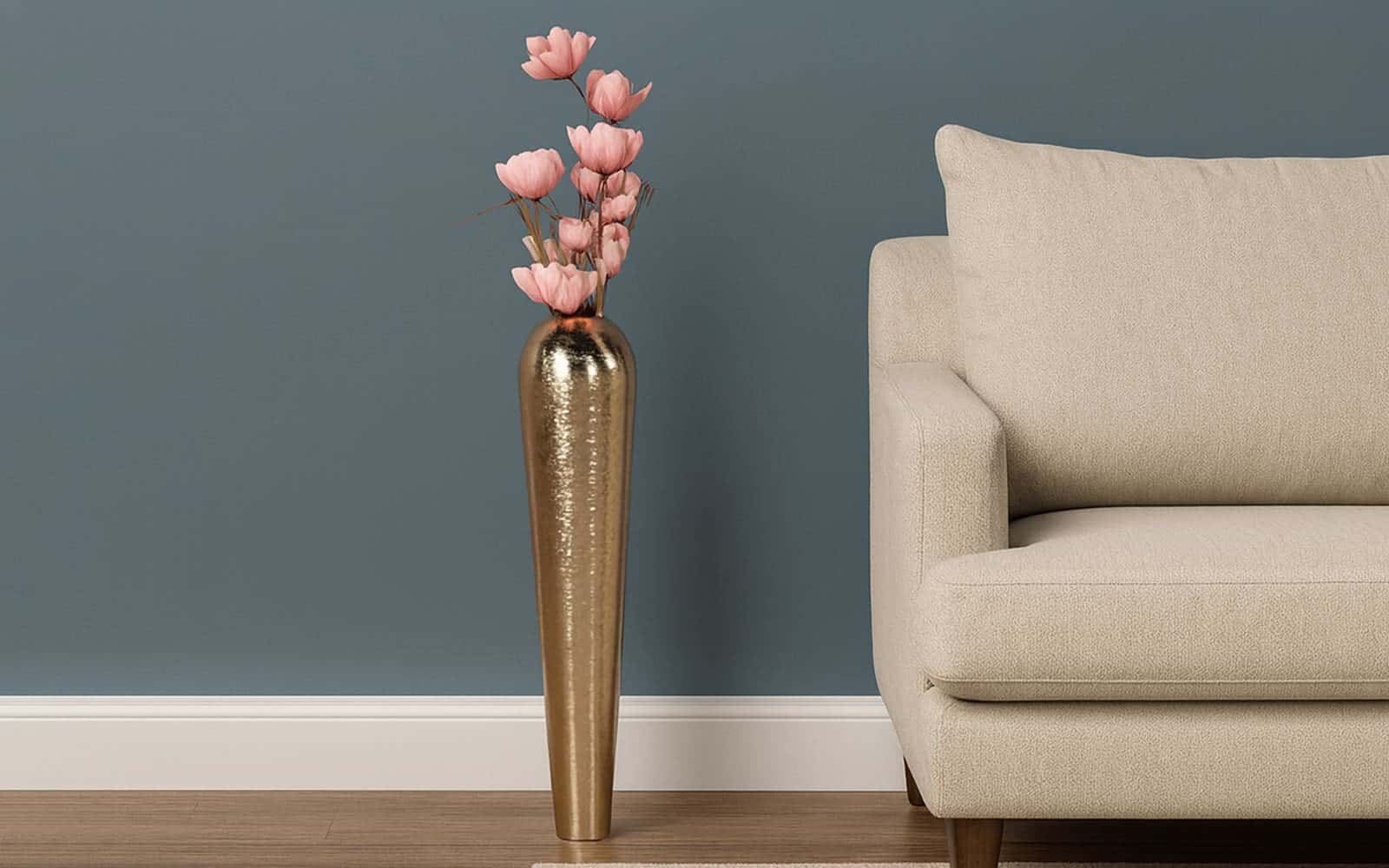 Royaloak Metal Flower Vase Large