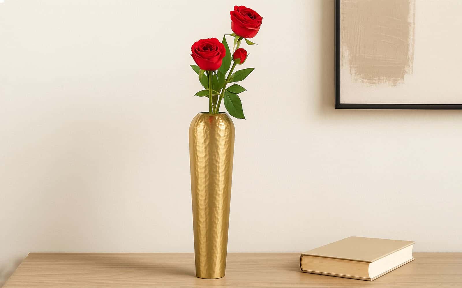 Royaloak Metal Flower Vase Small