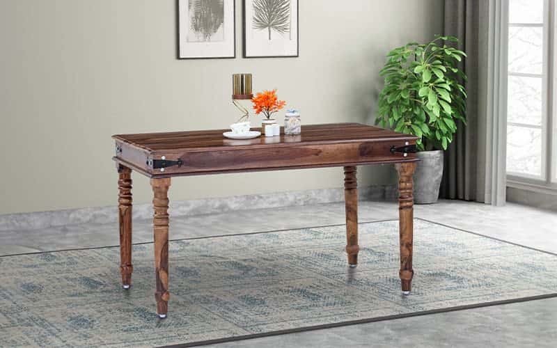 Royaloak Hilton Wooden Dining Table 4 Seater