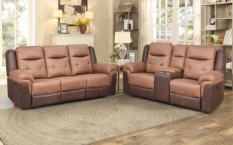Buy Royaloak Atlanta American Power Motion Fabric Recliner Set online