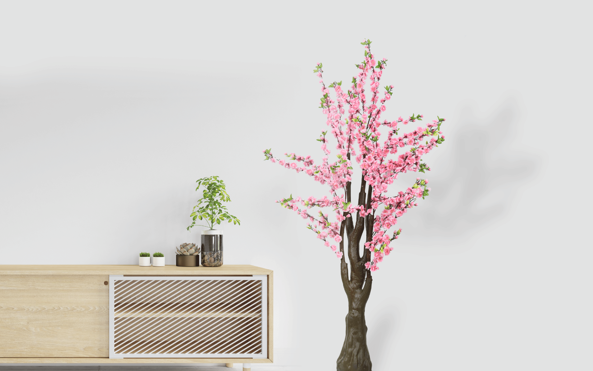 Royaloak Peach Blossom Tree - Pink - 82.68 Inches