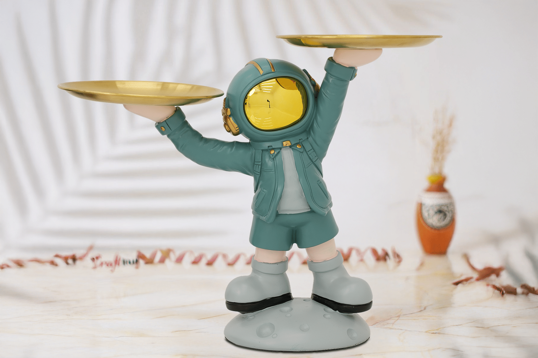 Royaloak Serving Astronaut Figurine