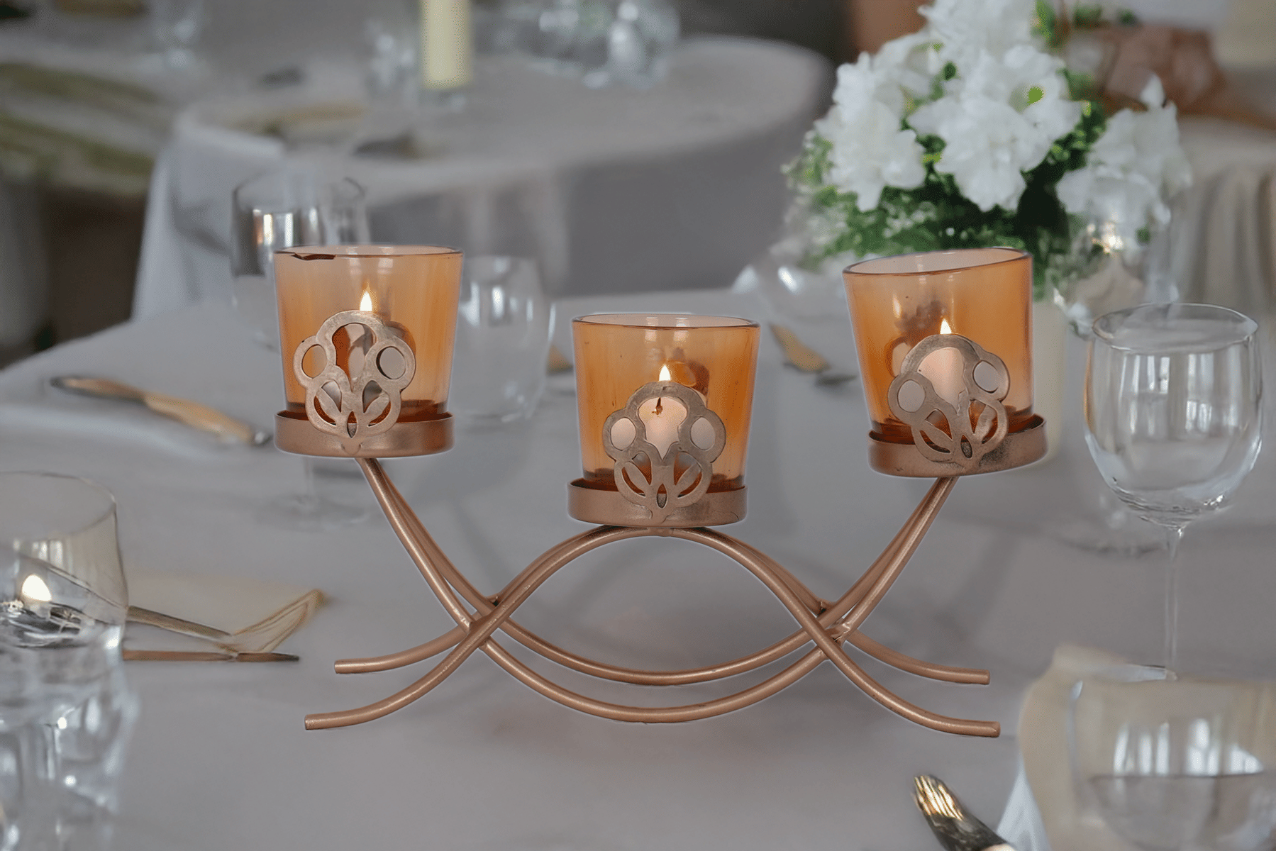 Royaloak Artistic Design Multi Candle Holder