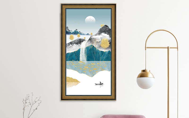 Buy Royaloak Mountain Hills Decorative Wall Frame - 23x43 Inches online
