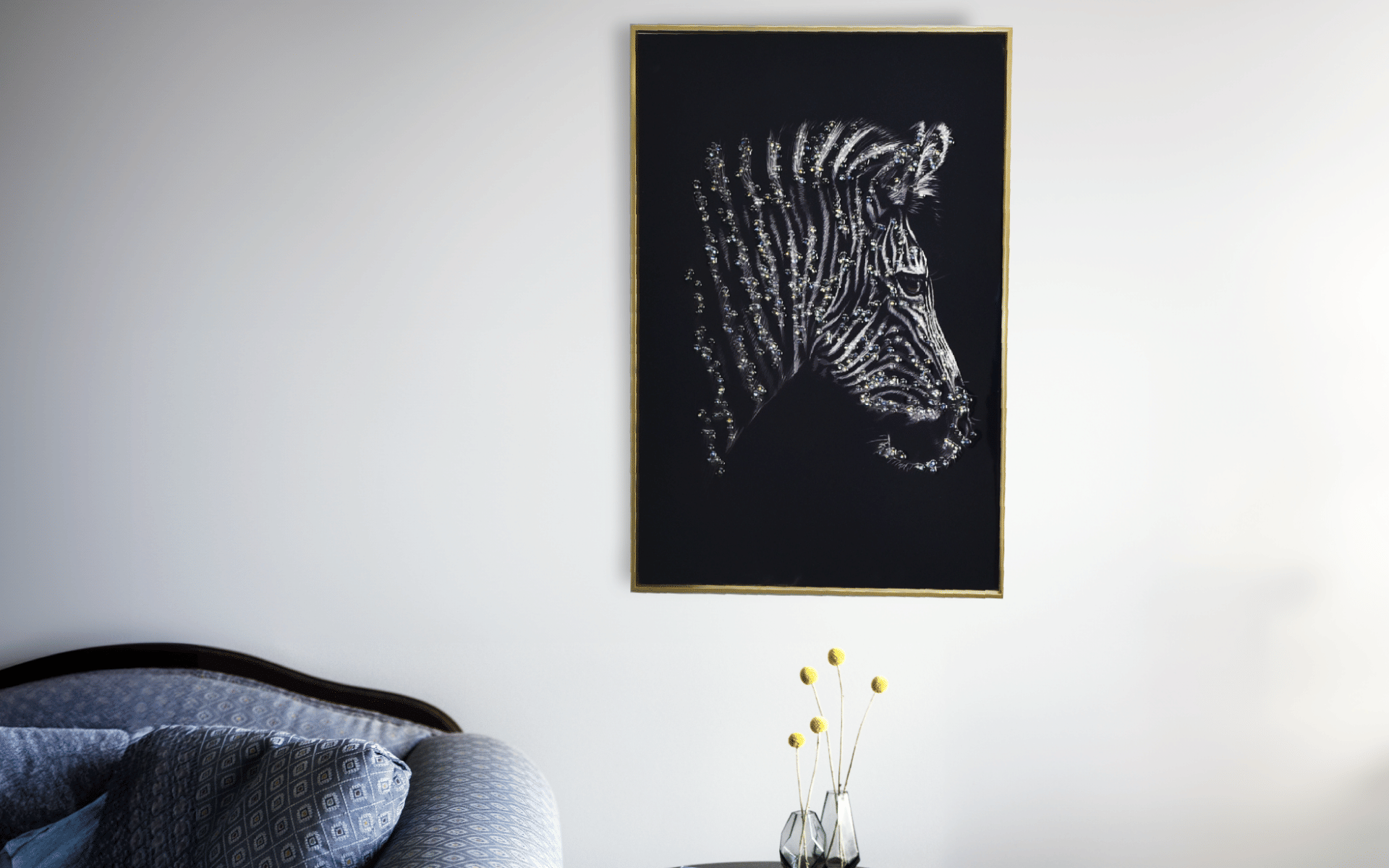 Royaloak Wild Zebra Wall frame