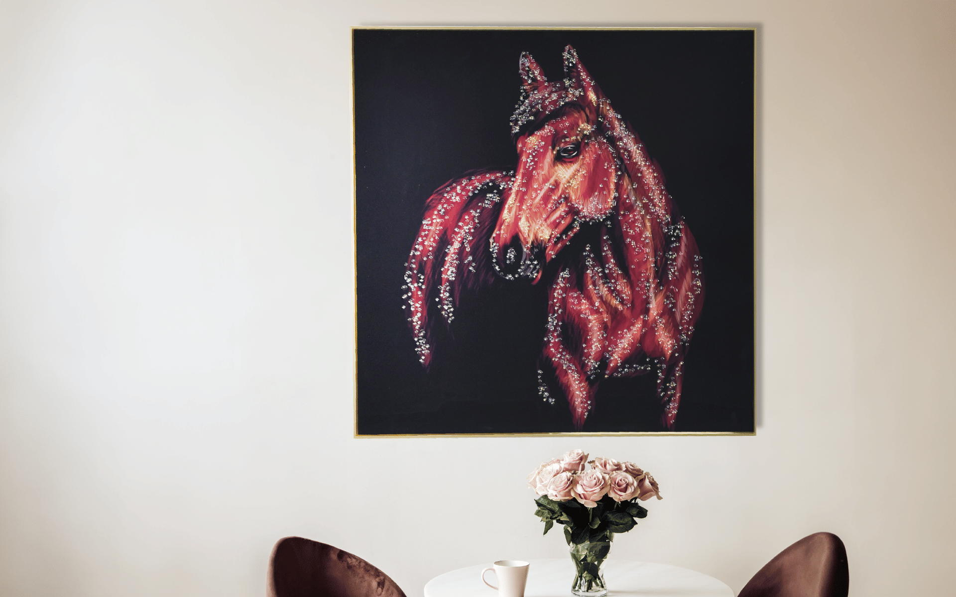 Royaloak Dazzling Horse Wall Frame