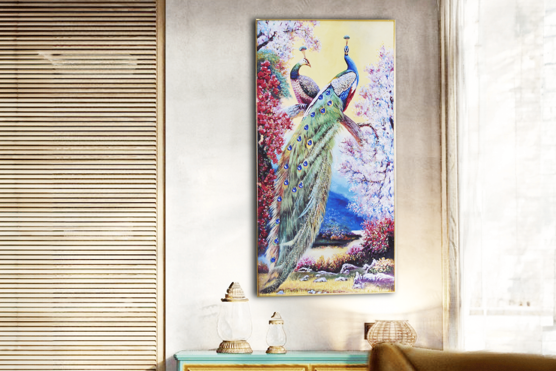 Royaloak Royal Peacock Wall Frame