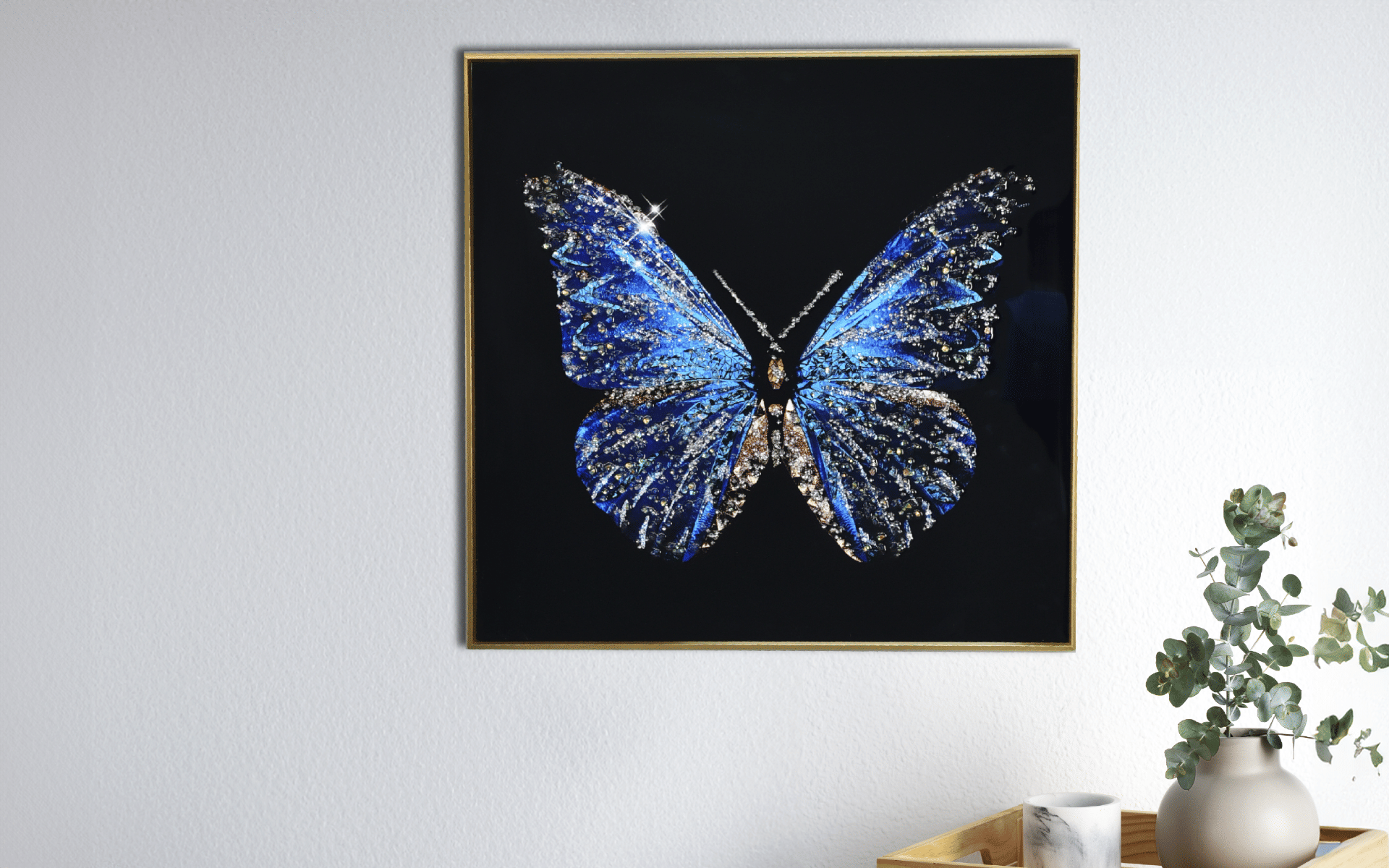 Buy Royaloak Sparkling Butterfly Wall Frame online