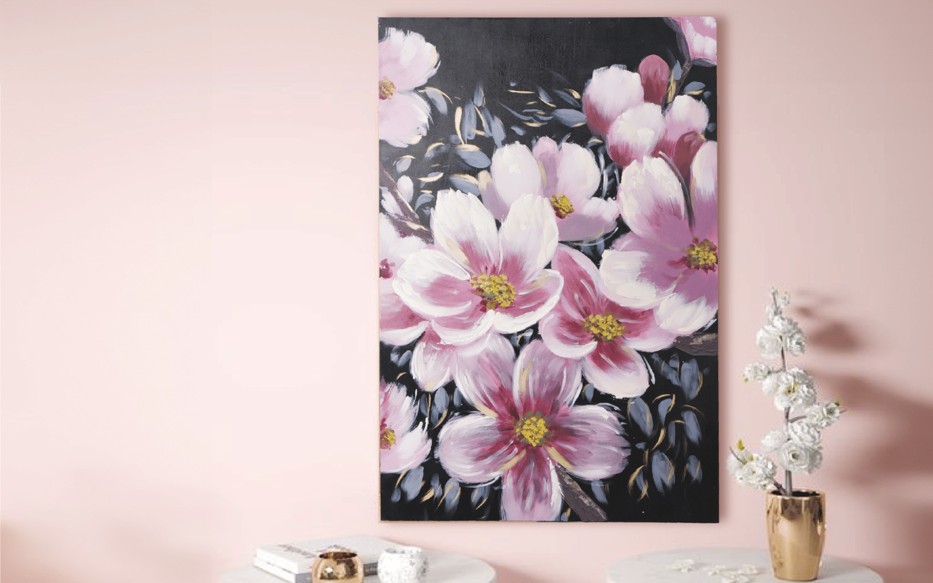 Royaloak Mangolia Flower Wall Frame