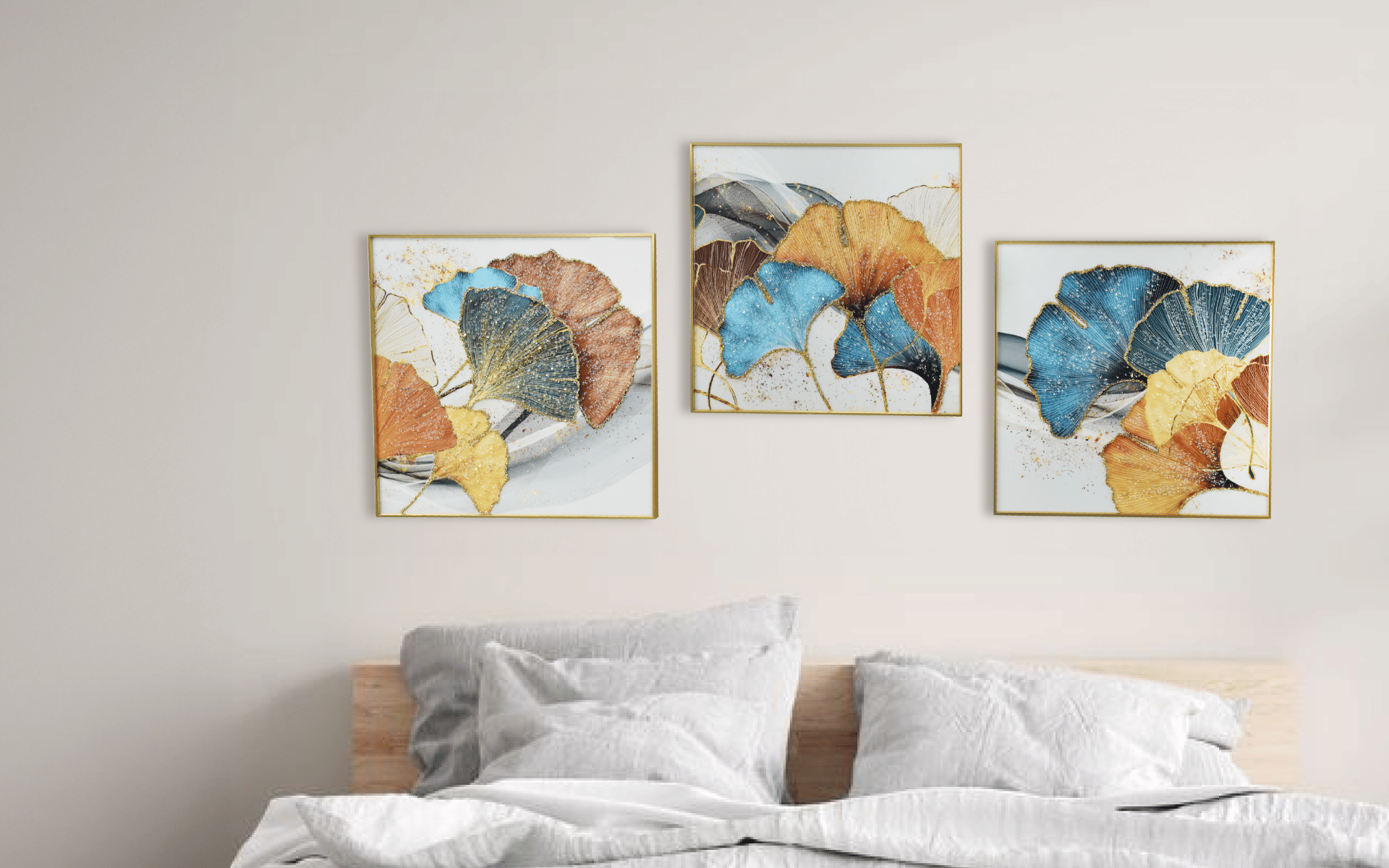 Royaloak Gingko Leaves Wall Frame