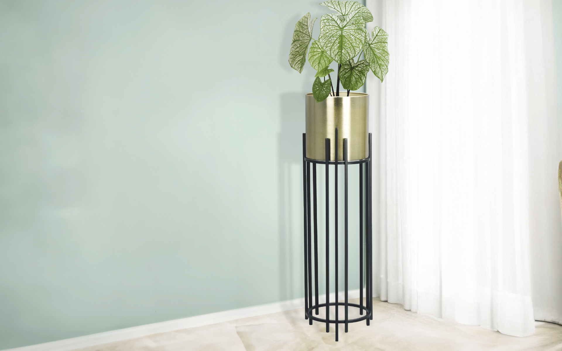 Buy Royaloak Metal planter with stand Large online
