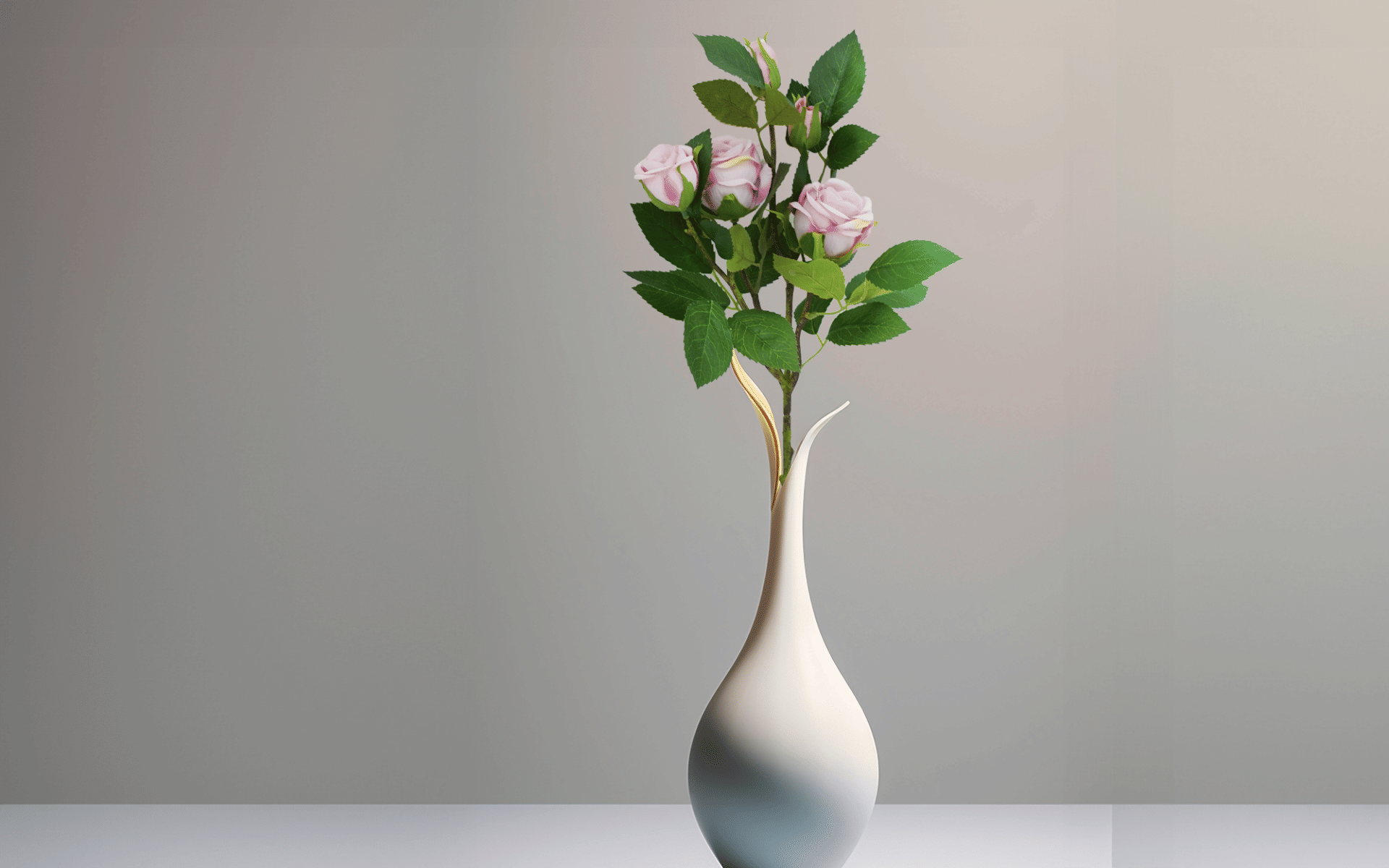 Royaloak Rose Shell Pink Flower Bunch