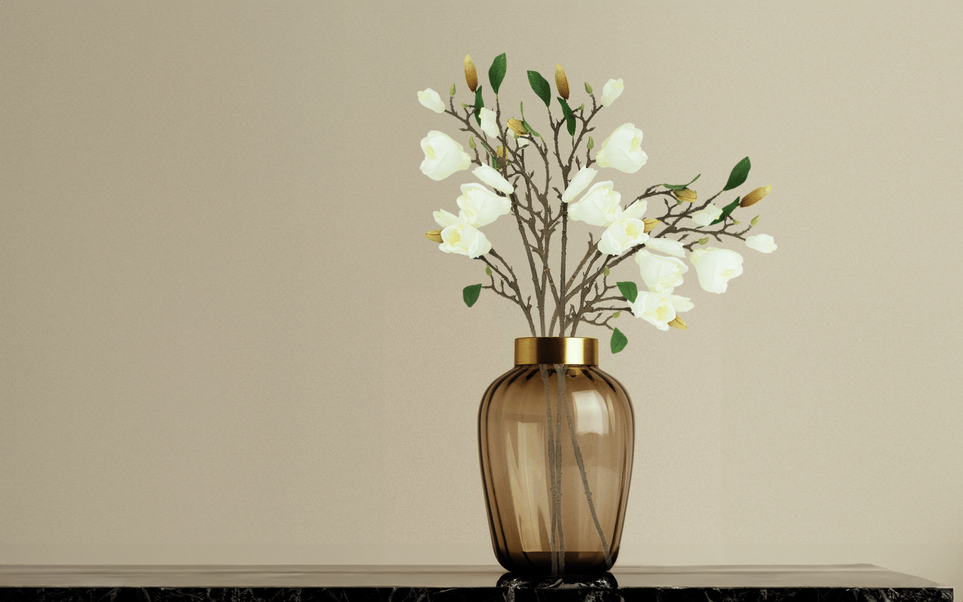 Royaloak Magnolia White Flower Bunch