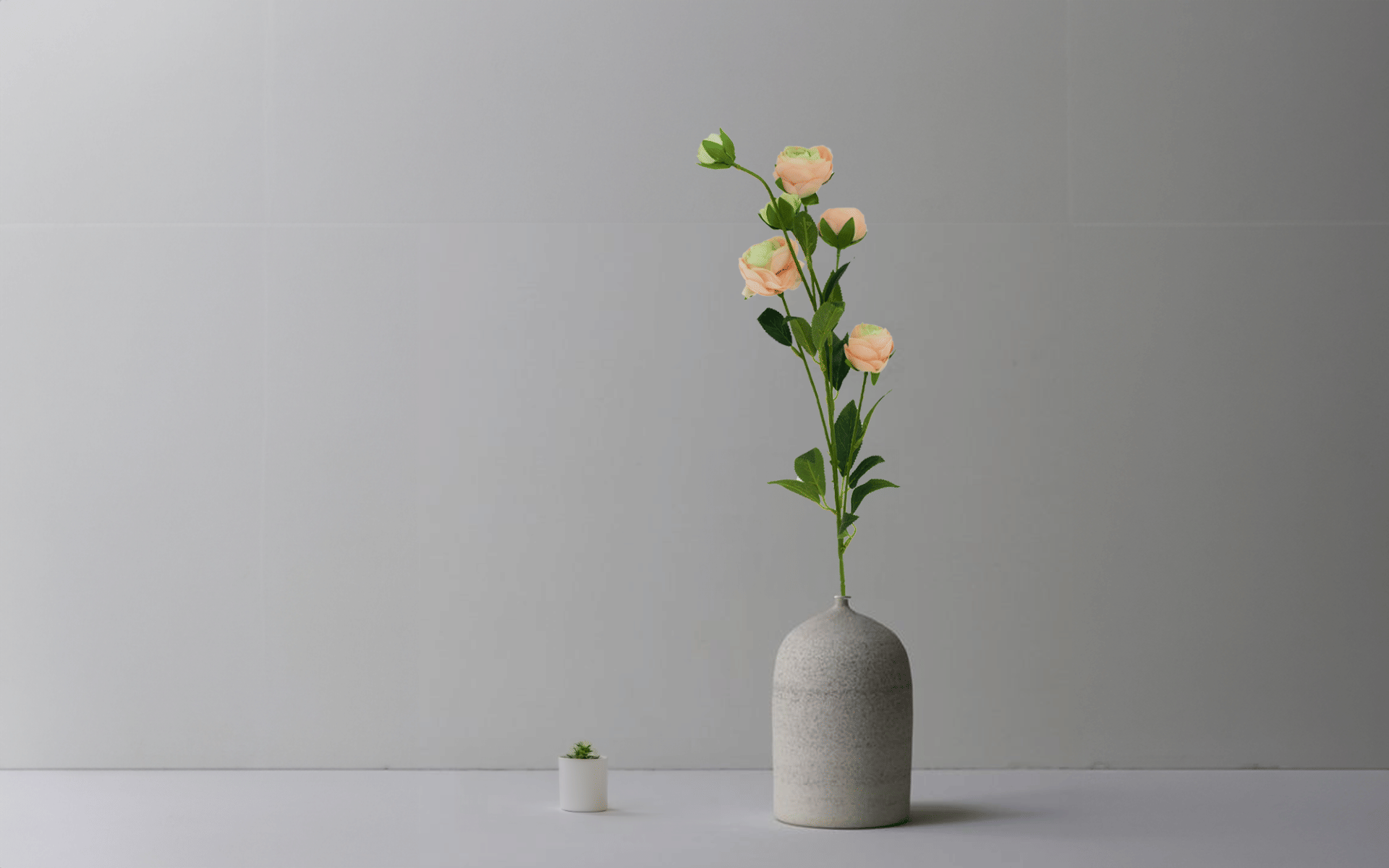 Royaloak Butter Cup Peach Flower Bunch
