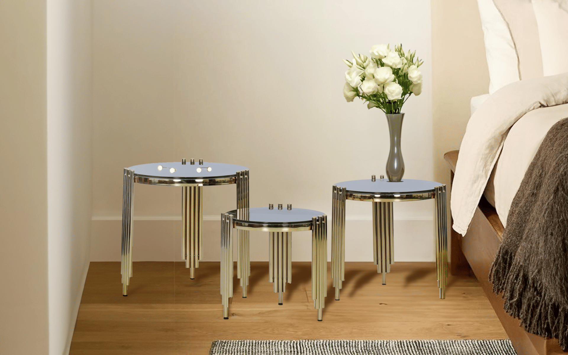 Royaloak Casper Set of 3 Nesting Table