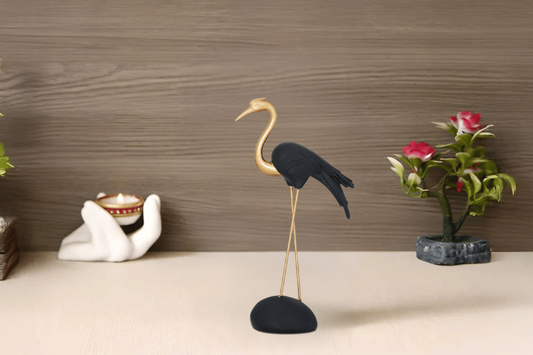 Royaloak Crane Figurine - 25 Cms