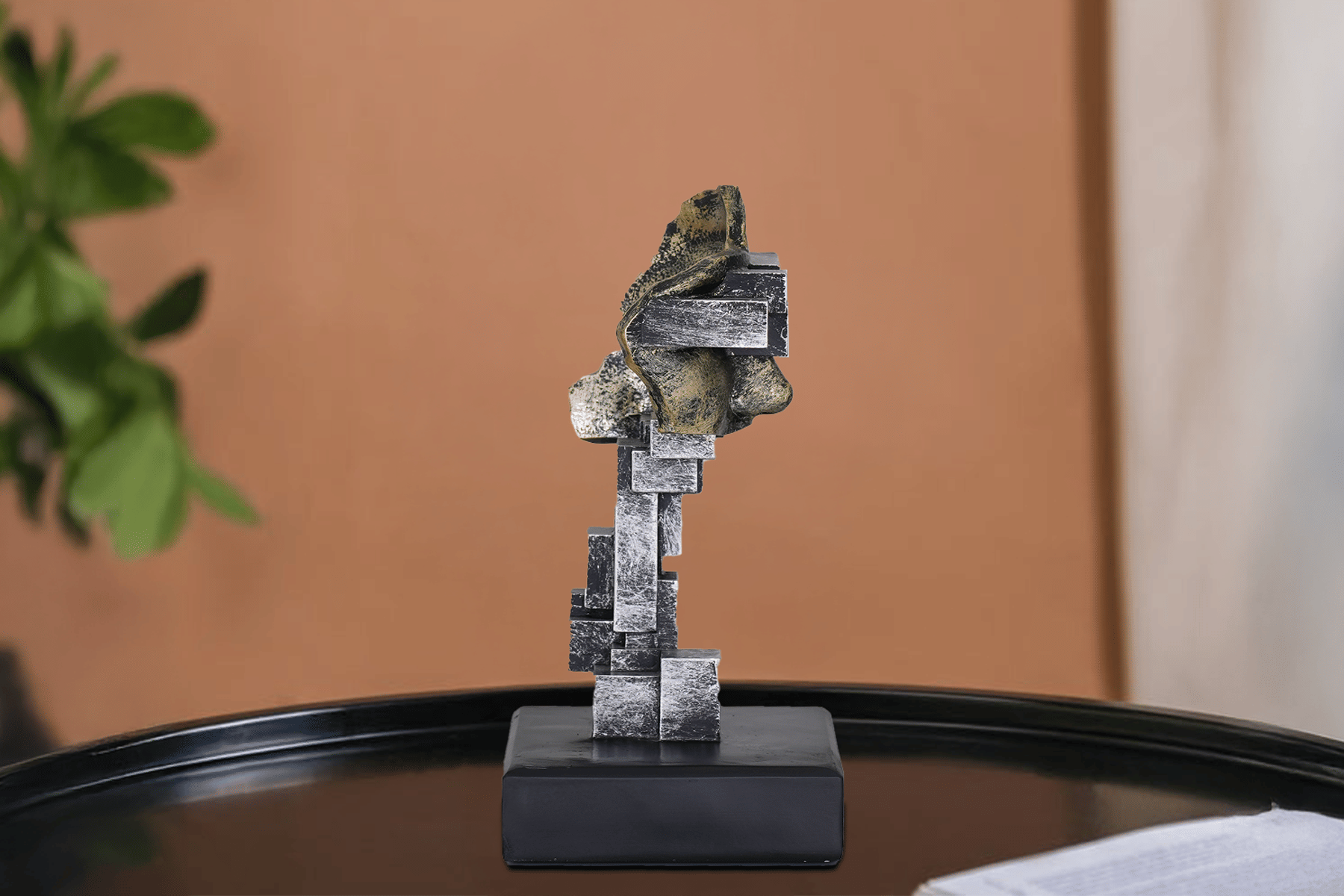 Royaloak See No Evil Abstract Face Figurine