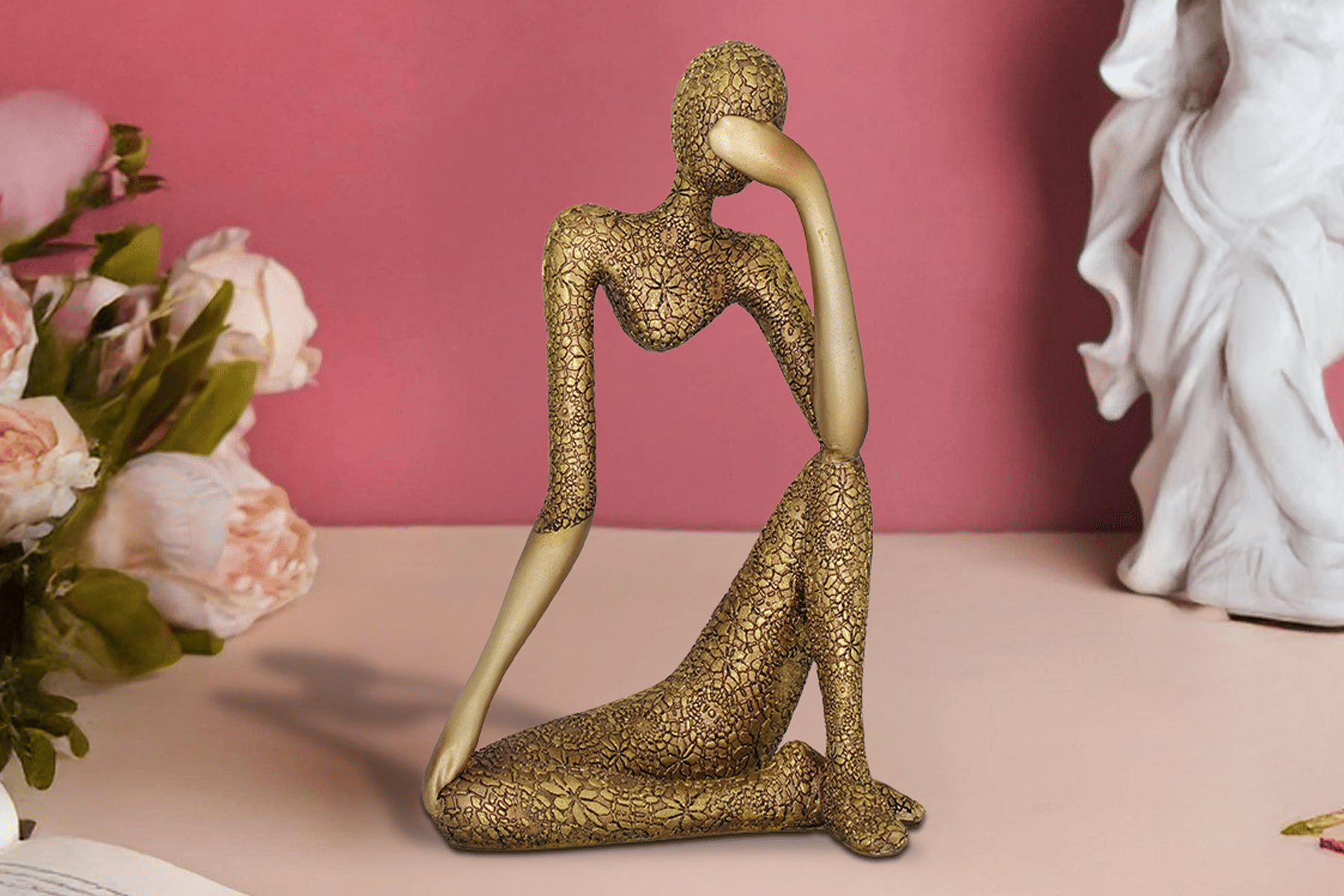 Royaloak Sitting Lady Figurine