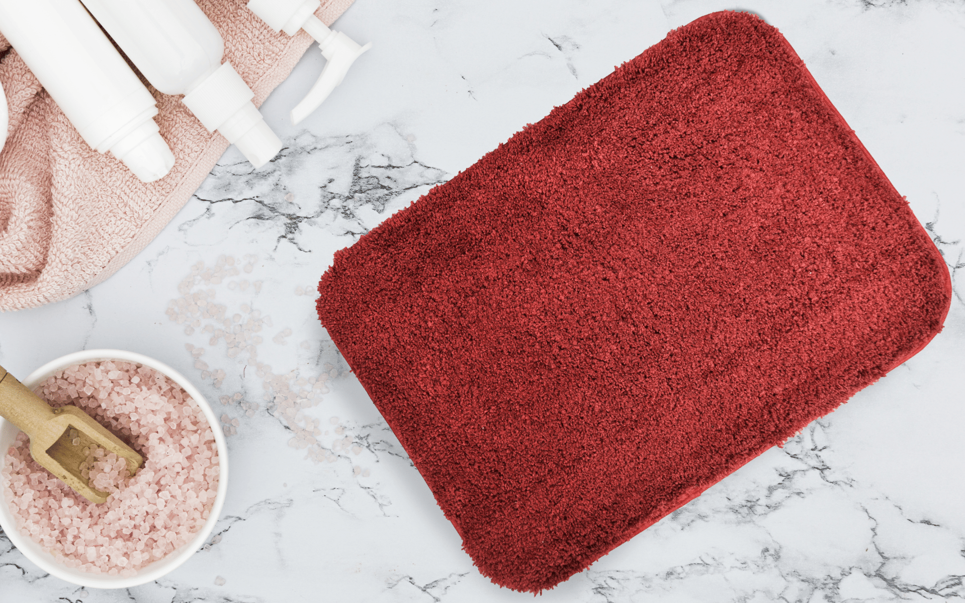 Buy Royaloak Bathmat Franky 50X70 CM - Burgundy online