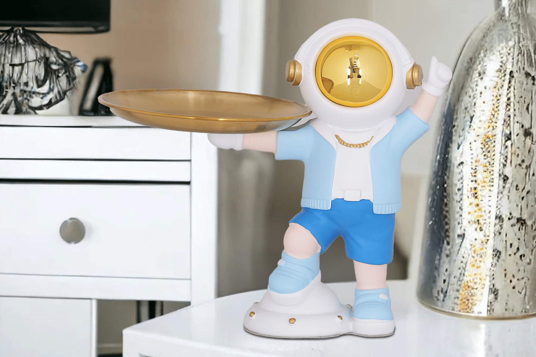 Royaloak Astronaut Figurine White Blue
