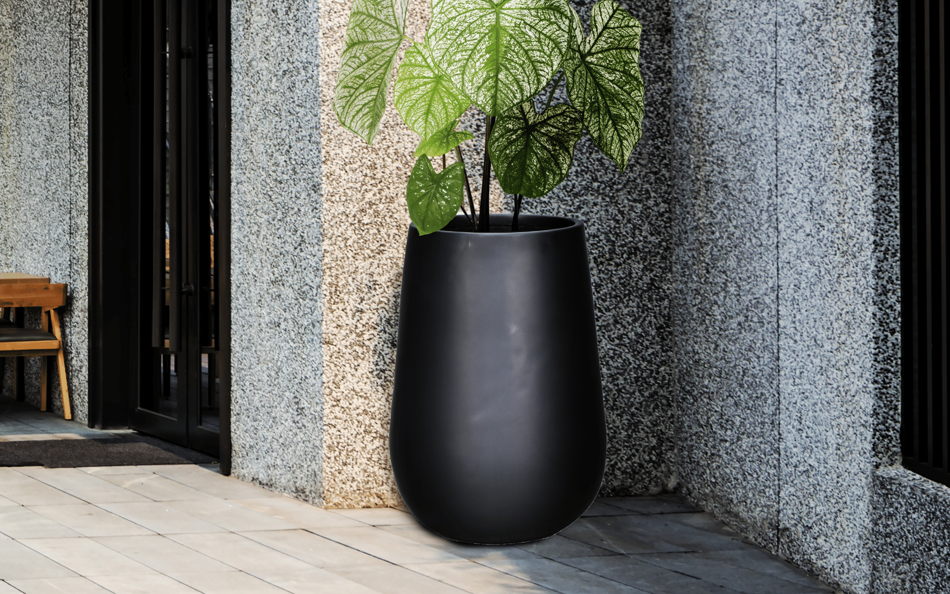 Buy Royaloak Small Planter Matt Finish - Black online