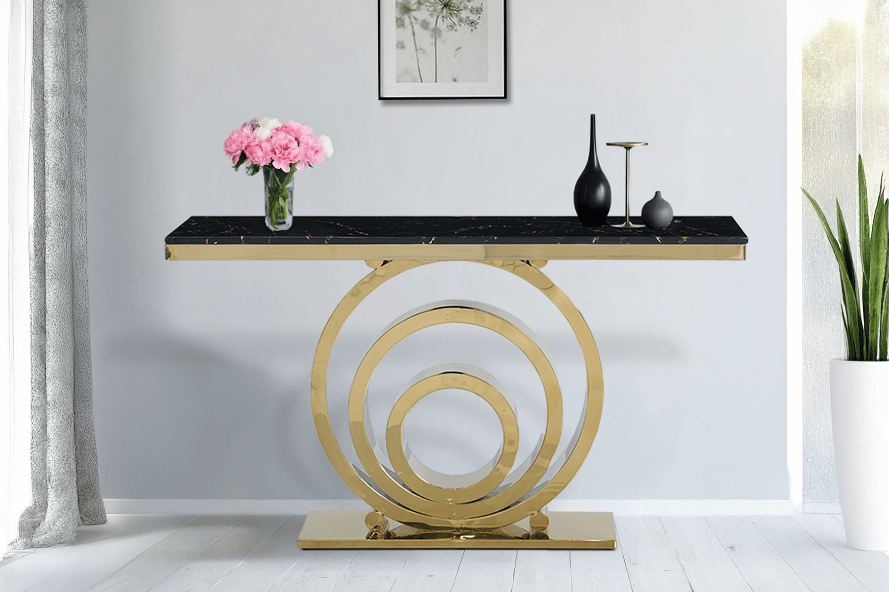 Royaloak Zion Marble Console Table