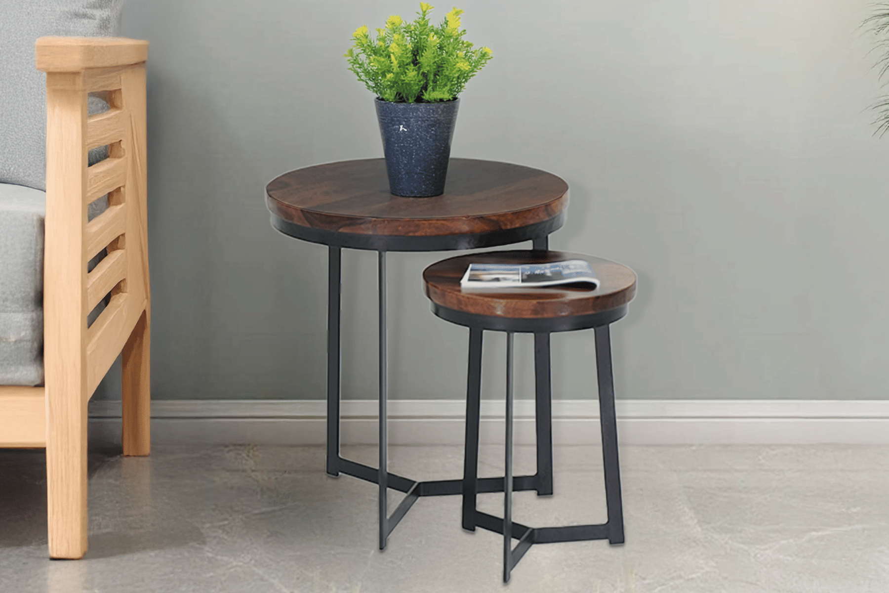 Royaloak Rio Nest Of Tables - Sheesham Wood