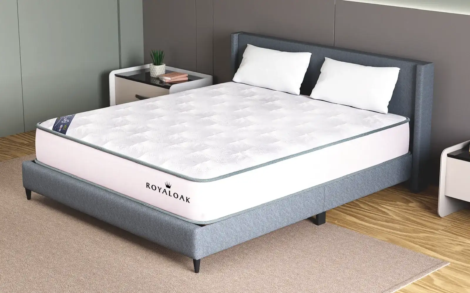 Royaloak American Luxury Latex Pocket Spring Queen Size Mattress