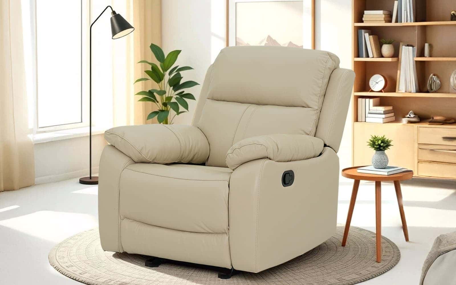 Royaloak Lucca Leather Recliner Single Seater